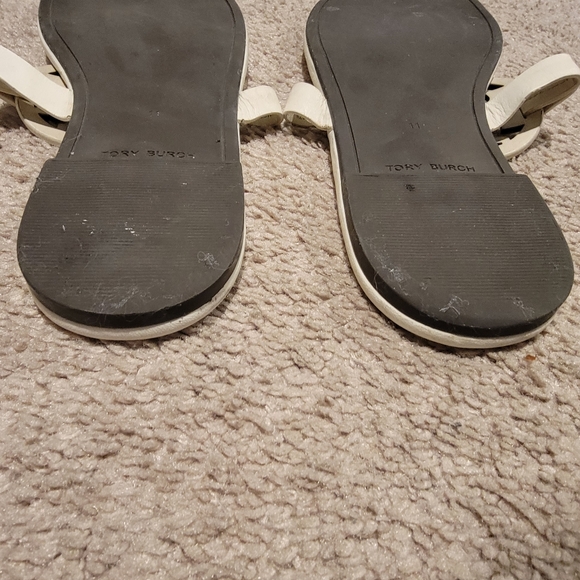 Tory Burch Miller Soft Sandal Ivory Size 11 - Picture 5 of 8